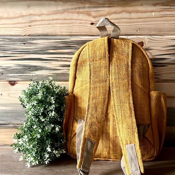 Pure Hemp Backpack Full Size Unisex Design - Picture 3 of 10